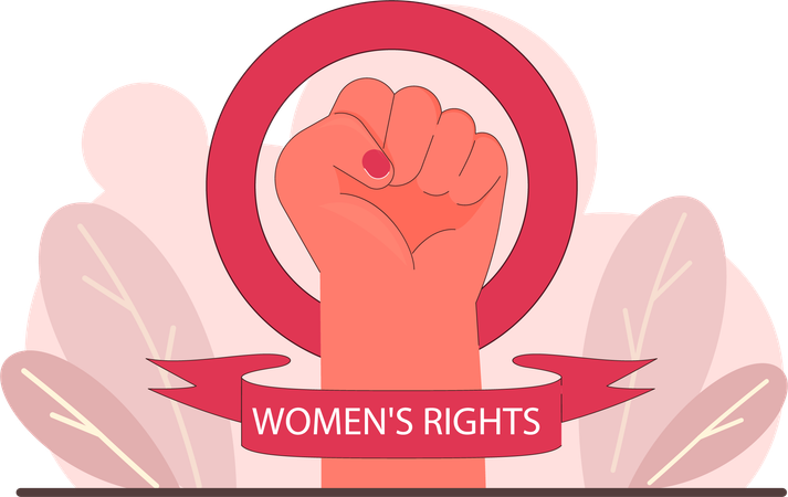 Woman's Rights  Illustration