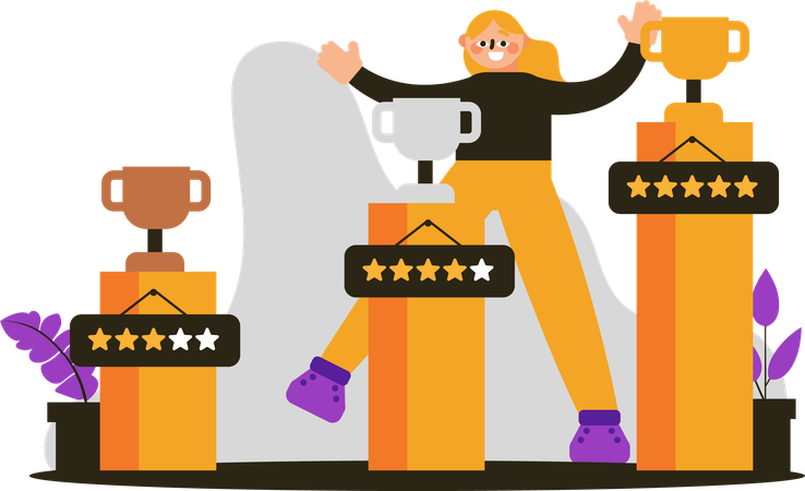 Women and rating nominations  Illustration