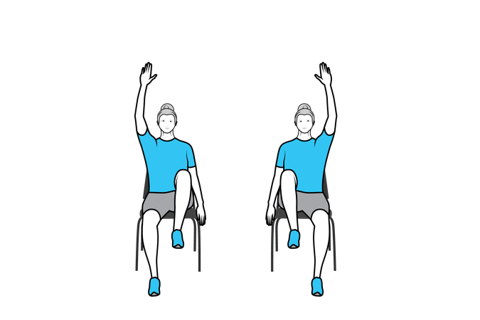 Women doing hand pulls ups exercise  Illustration