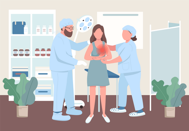 Women oncology  Illustration