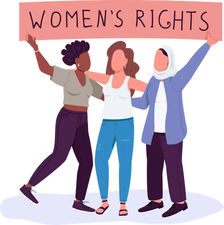 Women rights Illustration