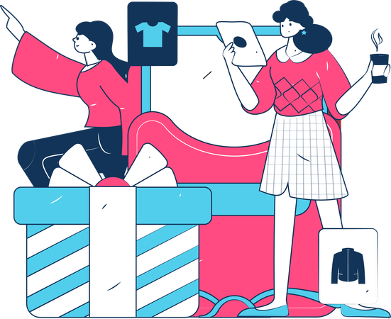 Women secures her credit card  Illustration