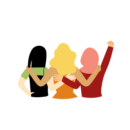 Women's bag Hug  Illustration