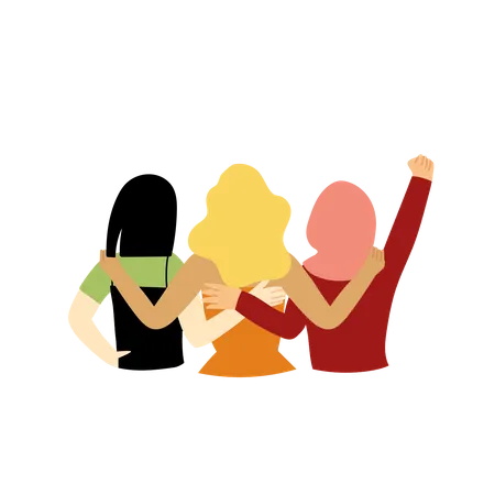 Women's bag Hug  Illustration