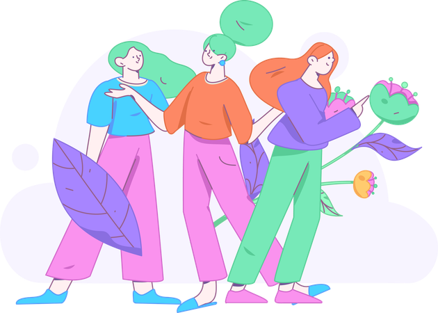 Womens Gathering  Illustration