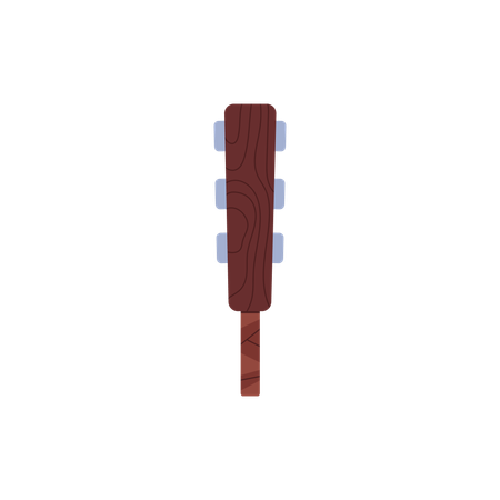 Wooden bat with metal spikes  Illustration