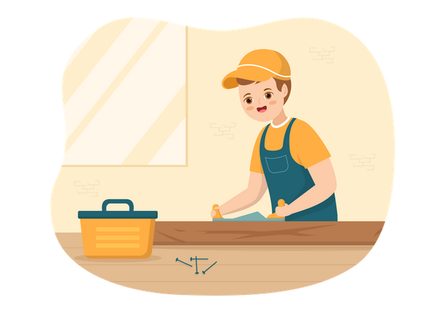 Woodworking  Illustration