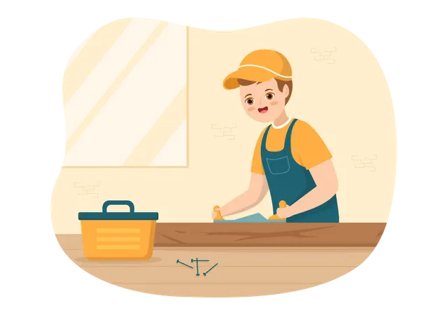 Woodworking  Illustration