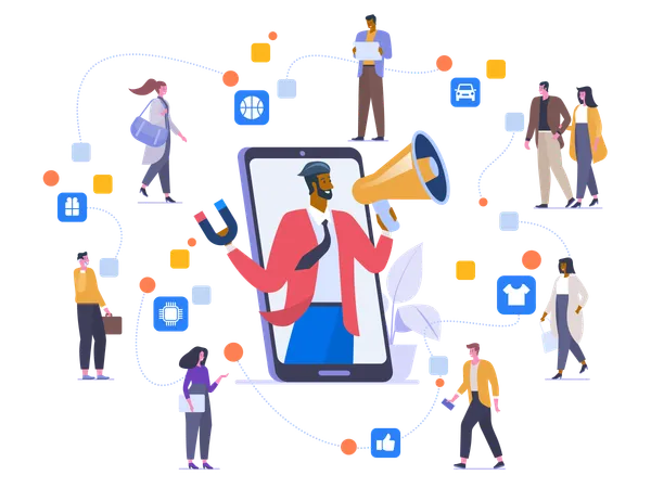Word of mouth marketing  Illustration
