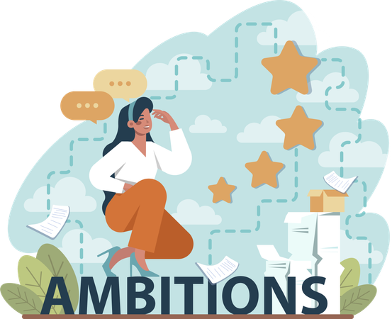 Work Ambitions  Illustration