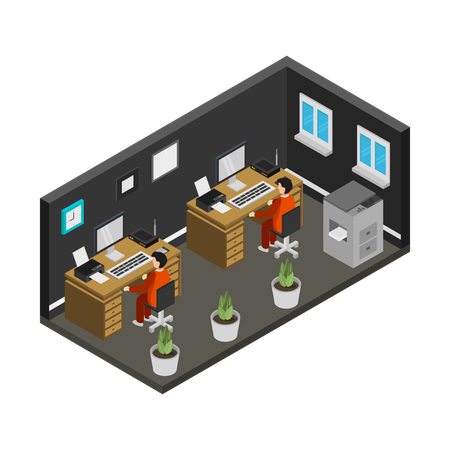Work Area  Illustration