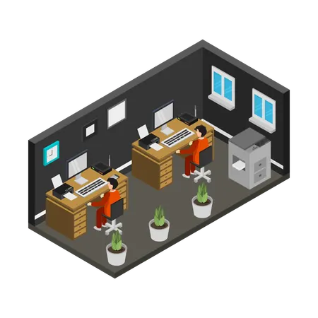Work Area  Illustration