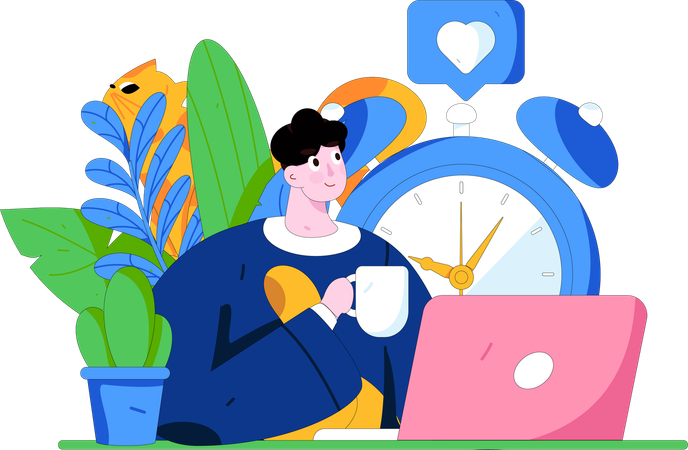 Work deadline  Illustration