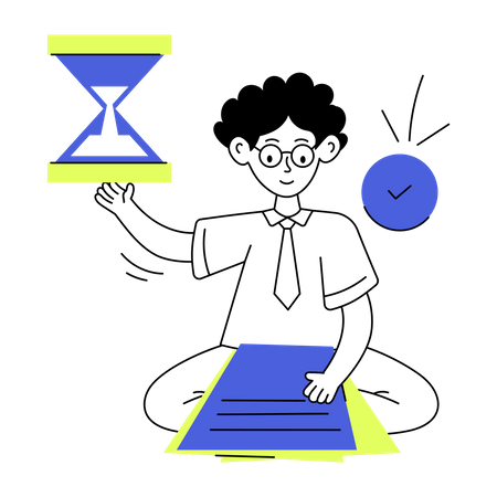 Work Deadline  Illustration