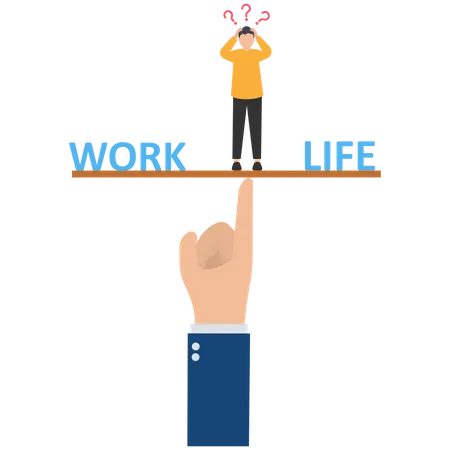 Work life balance  Illustration