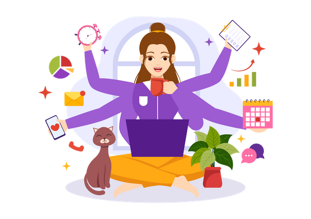Work Life Stability  イラスト