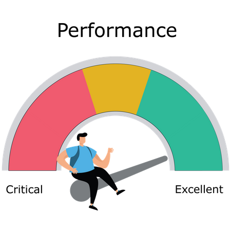 Work performance evaluation Illustration
