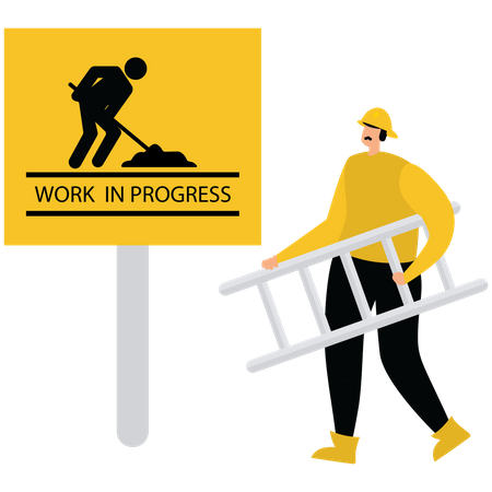Work progress  Illustration