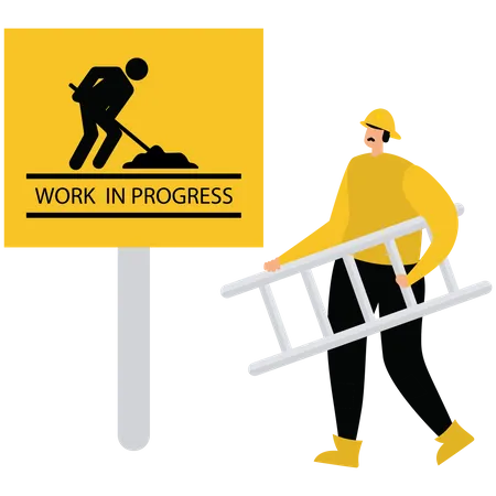 Work progress  Illustration