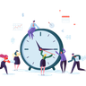 illustrations of work-schedule