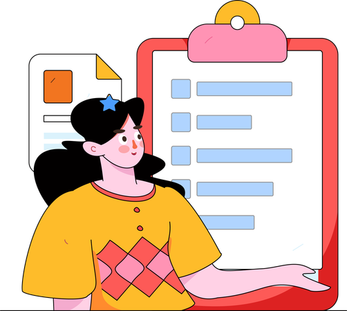 Work tasklist  Illustration