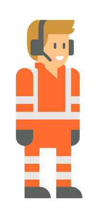 Worker  Illustration