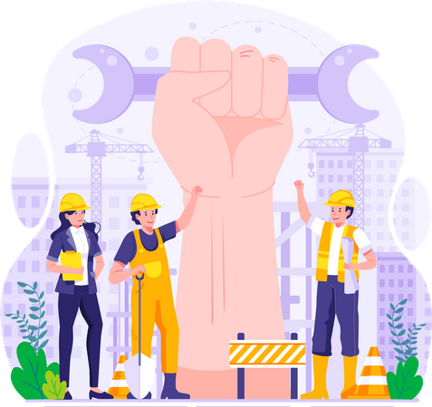 Workers Day  Illustration