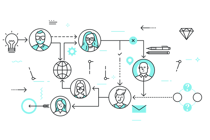 Workflow chart  Illustration