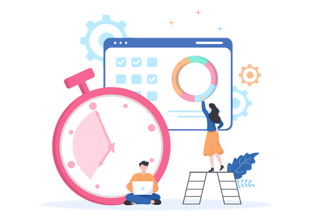 Workflow Organization  イラスト