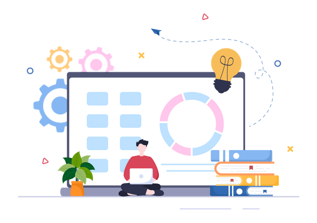 Workflow Organization  イラスト