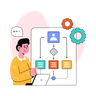 illustrations of workflow process