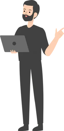 Working Businessman  Illustration