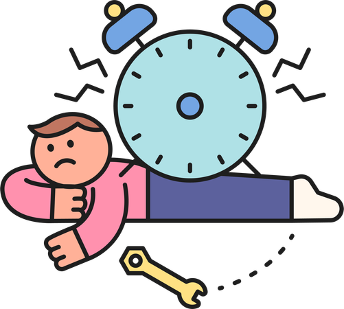 Working Hours  Illustration