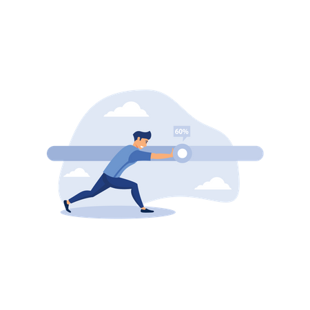 Working project progress  Illustration