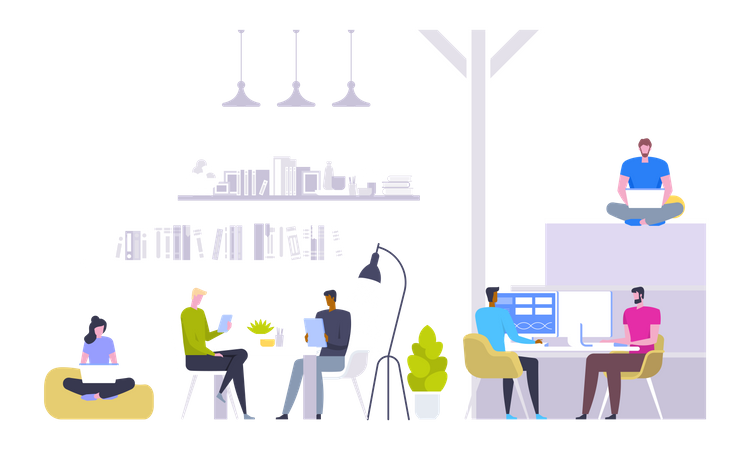 Working Space  Illustration