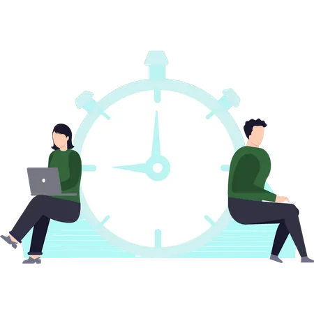 Working time  Illustration