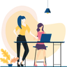 free working together illustrations