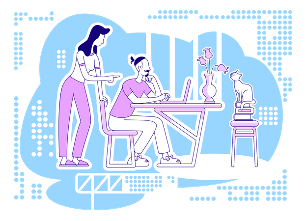 Working together  Illustration