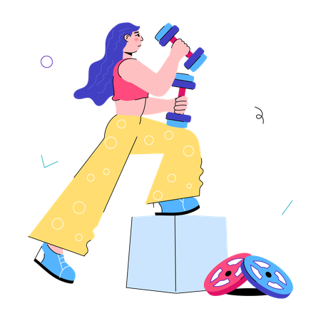 Workout  Illustration