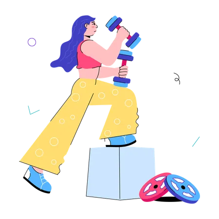 Workout  Illustration