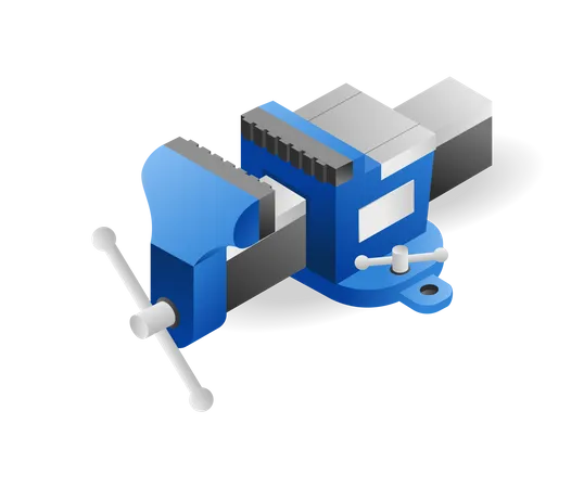 Workpiece clamp vise  Illustration