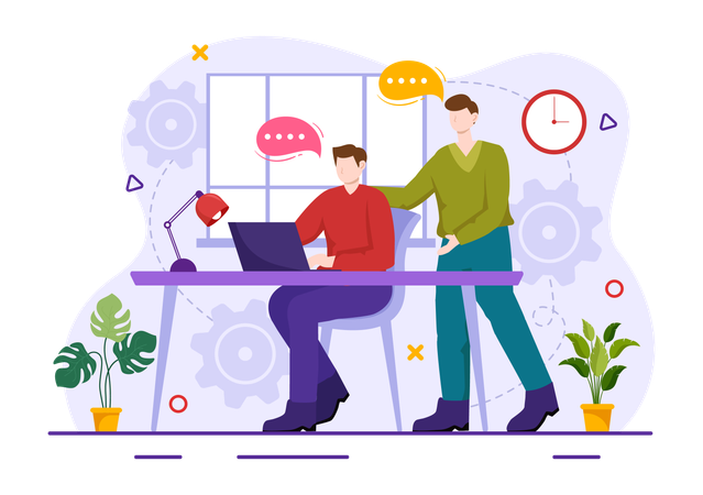 Workplace Collaboration  일러스트레이션