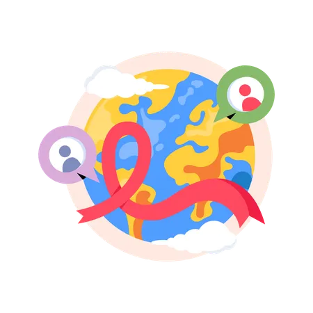 World Aids Day  Illustration