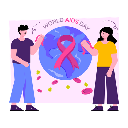 World Aids Day  Illustration