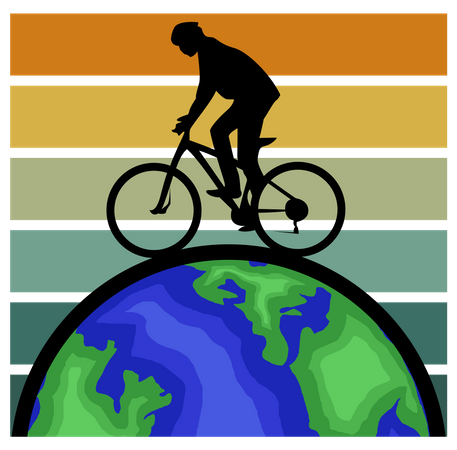 World bicycle day  Illustration