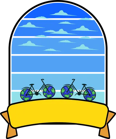 World bicycle day  Illustration