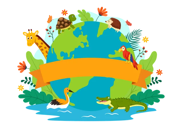 World Biodiversity Day  Illustration