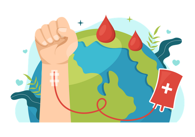 World Blood Donor Day  Illustration