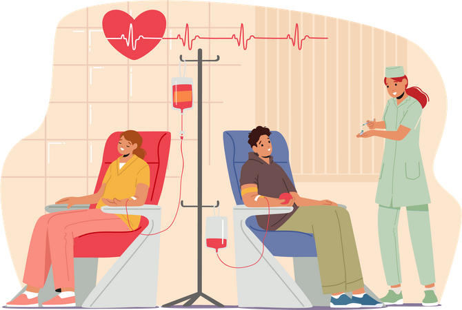 World Blood Donor Day  Illustration