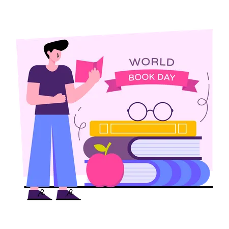 World Book Day  Illustration